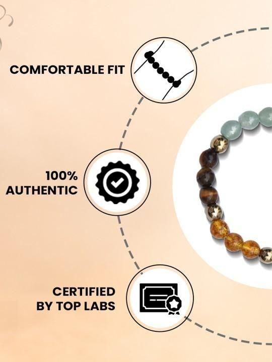 Dhan Yog Elasticated Bracelet (Pack of 2)