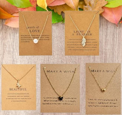 Necklace & Pendant Set Pack of 5 for Women (Fashion Jewelry Combo)